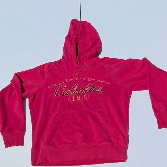 Cabela's Red Pullover Sweater with Gold Detailing - Picture 1 of 4